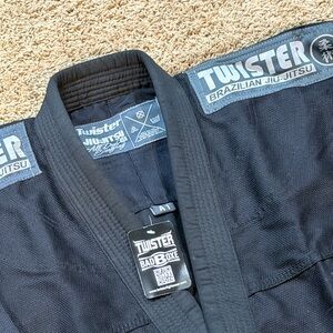 Twister Fightwear Brazilian Jiu-Jitsu GI Black A1 NEW